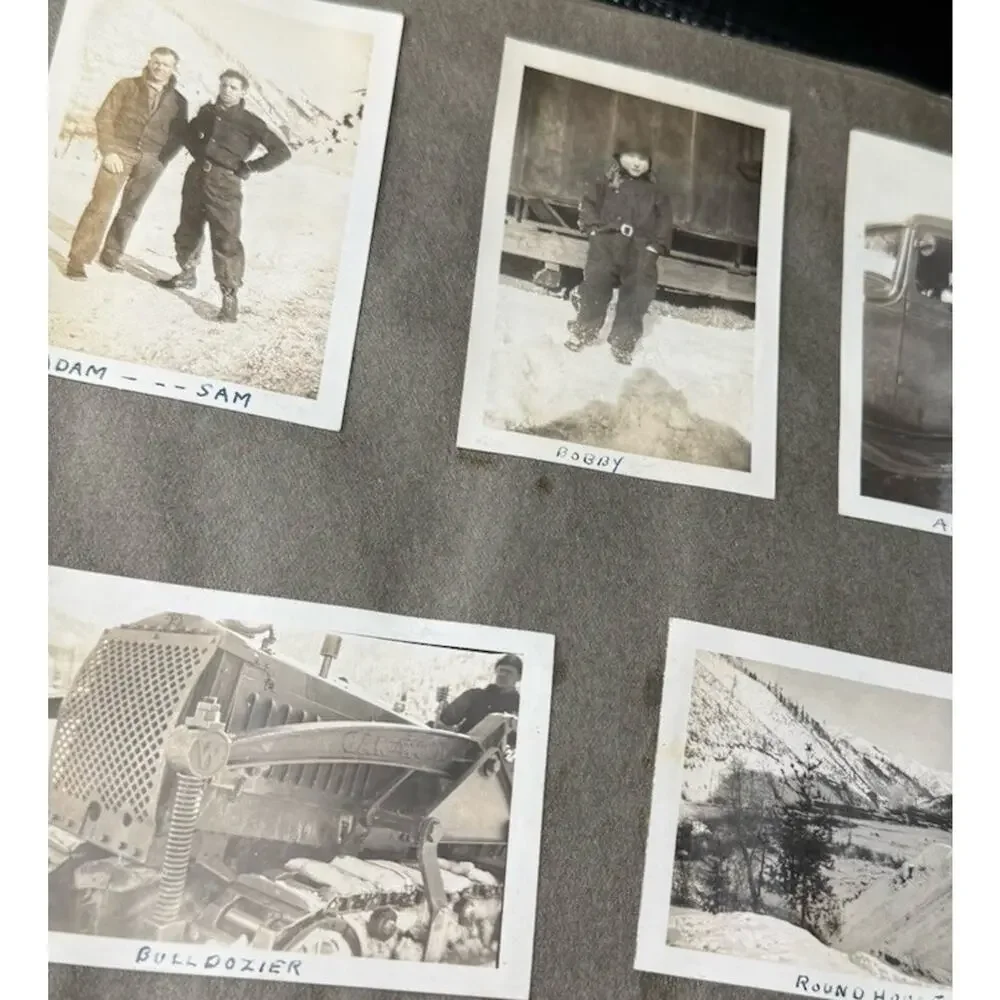 1909 LAKE MICHIGAN TO PUGET SOUND Railroad Scrapbook W Real RR Worker Photos
